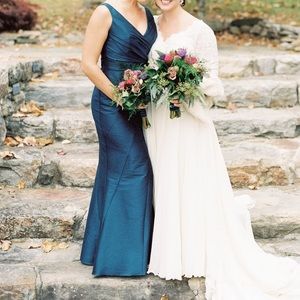 Gemstone-blue Alvina Valenta gown